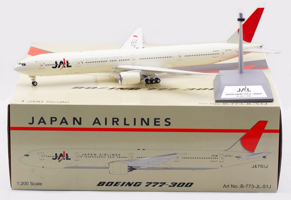 1/200 Japan Airlines B777-300 JA751J B-773-JL-51J - cover