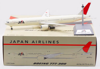 1/200 Japan Airlines B777-300 JA751J B-773-JL-51J - cover