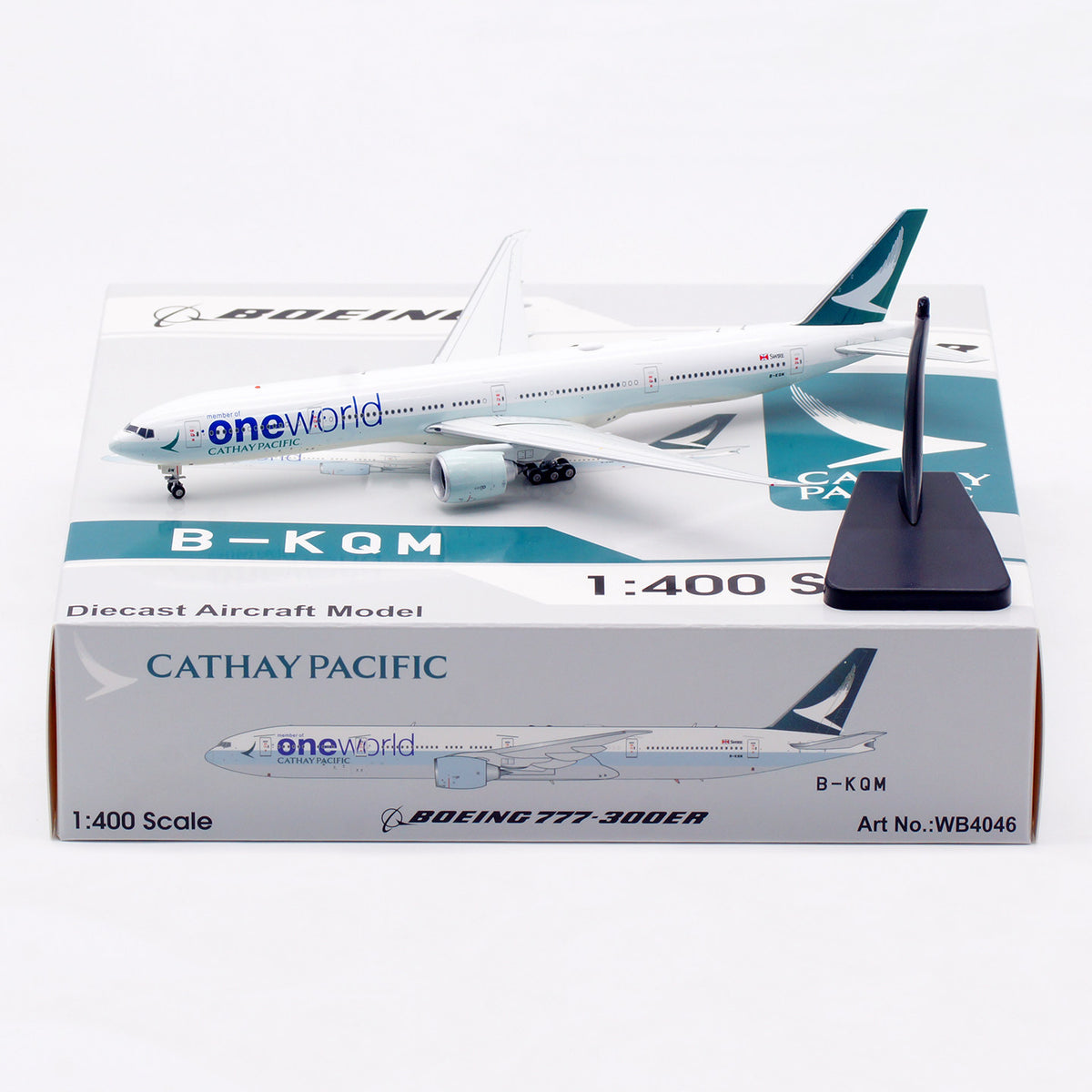1/400 Cathay Pacific B777-300ER B-KQM WB4046 - cover