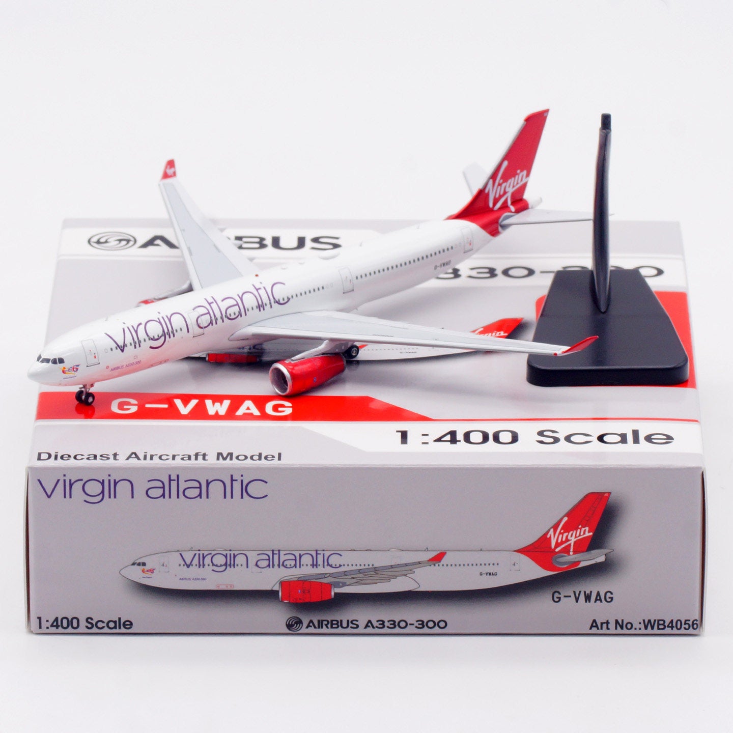 1/400 Virgin Atlantic A330-300 G-VWAG WB4056 - cover