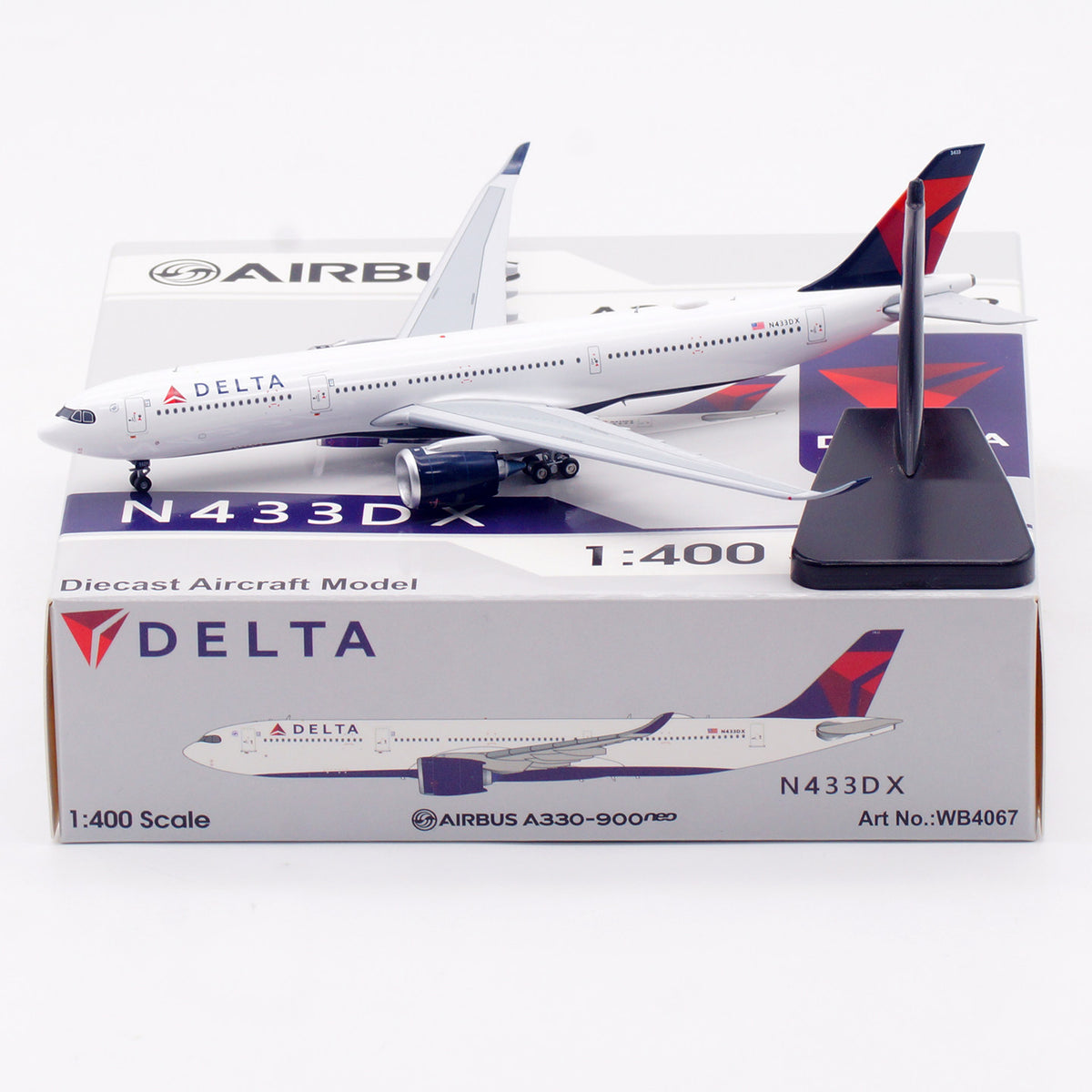 1/400 Delta Air Lines A330-900NEO N433DX WB4067 - cover