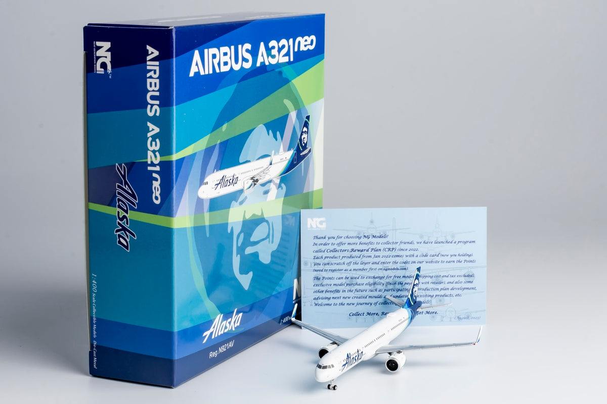 1/400 Alaska Airlines Airbus A321neo N921VA NG13050