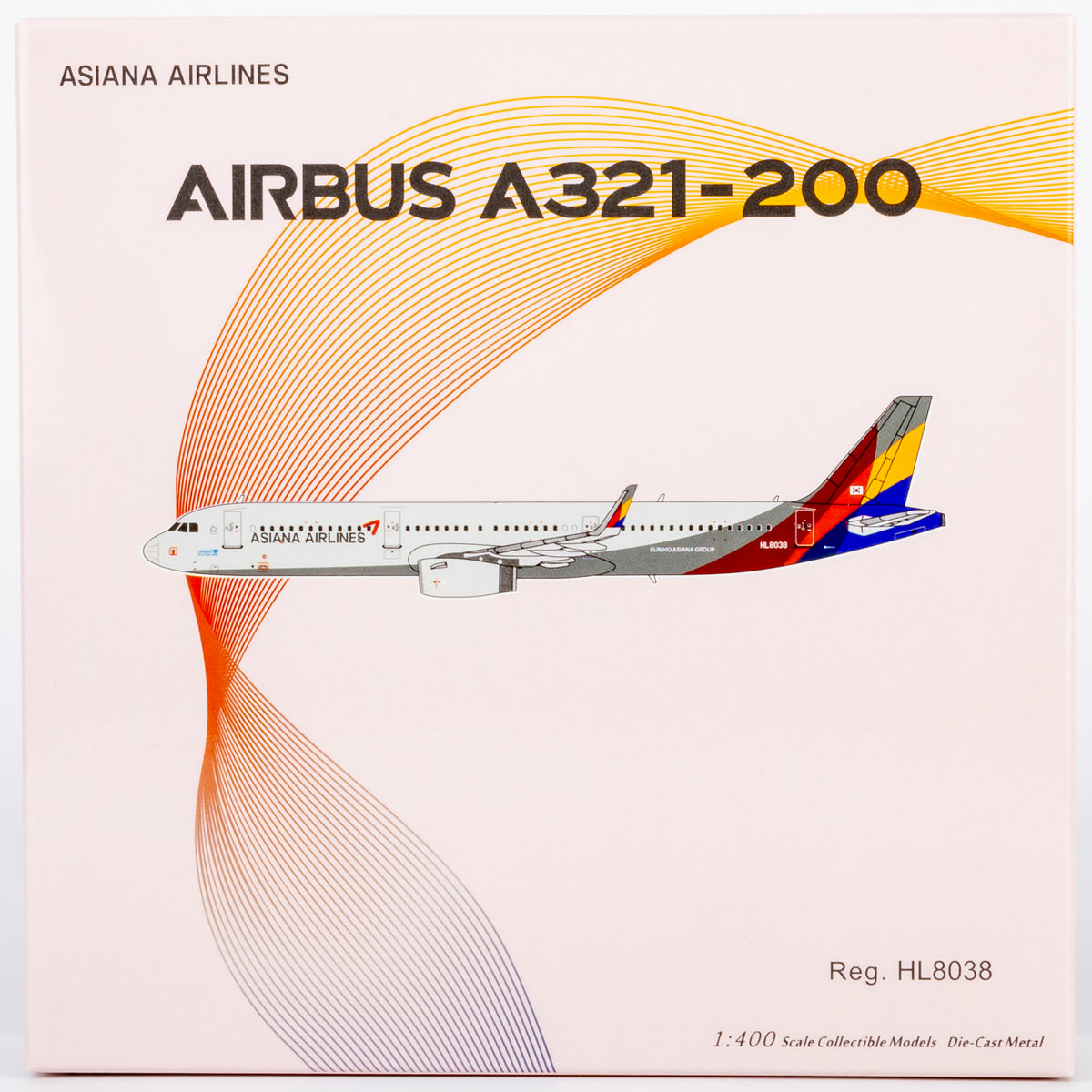 1/400 Asiana Airlines Airbus A321-200 HL8038 NG13126