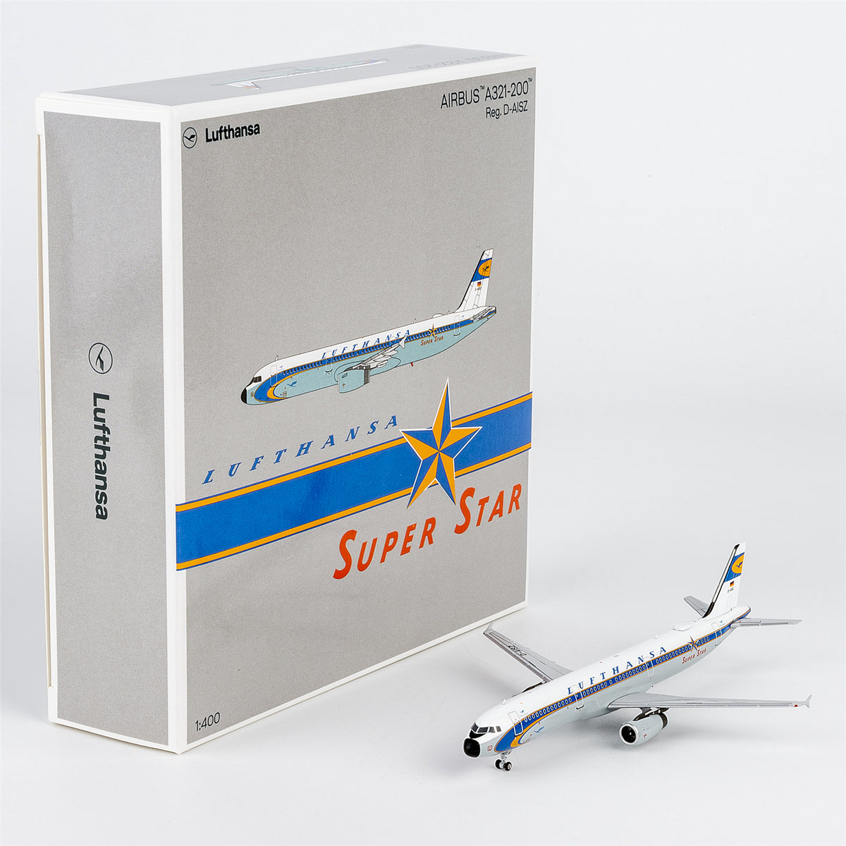 1/400 Lufthansa Airbus A321-200 D-AISZ "Super Star heritage livery" NG13160 - cover