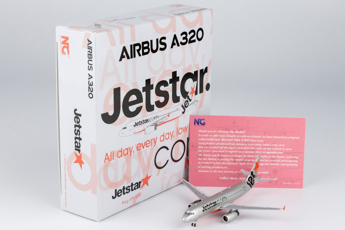 1/400 Jetstar Airbus A320-200 VH-VFF NG15010 - cover