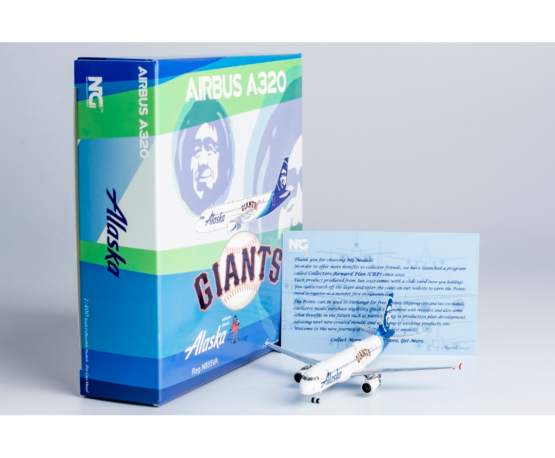 1/400 Alaska Airlines Airbus A320-200 N855VA NG15015 - cover