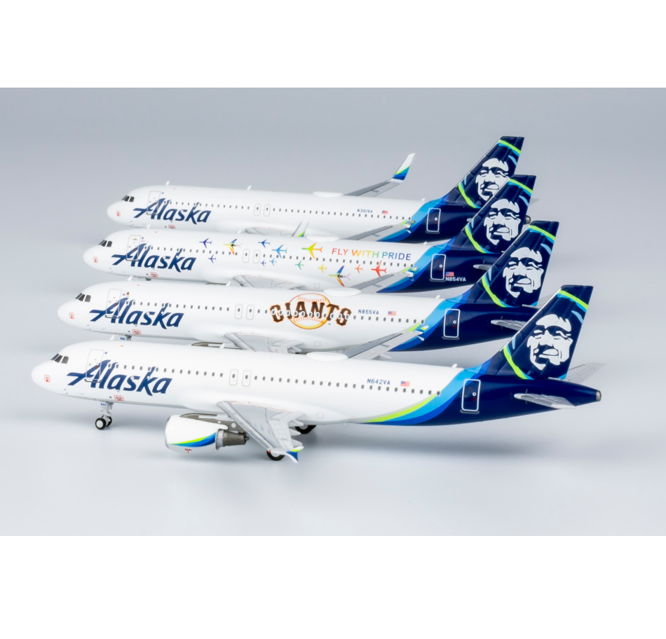 1/400 Alaska Airlines Airbus A320-200 N855VA NG15015
