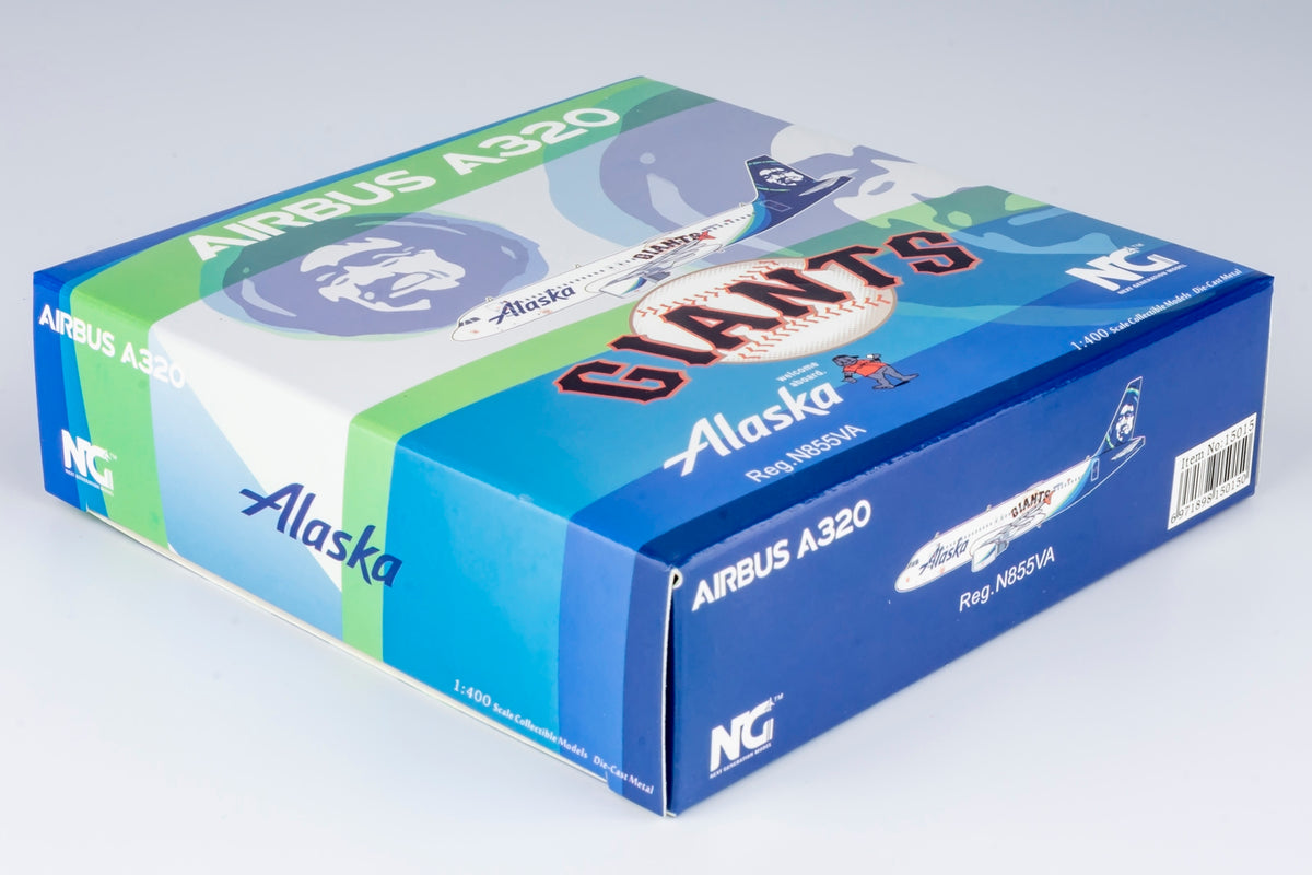 1/400 Alaska Airlines Airbus A320-200 N855VA NG15015