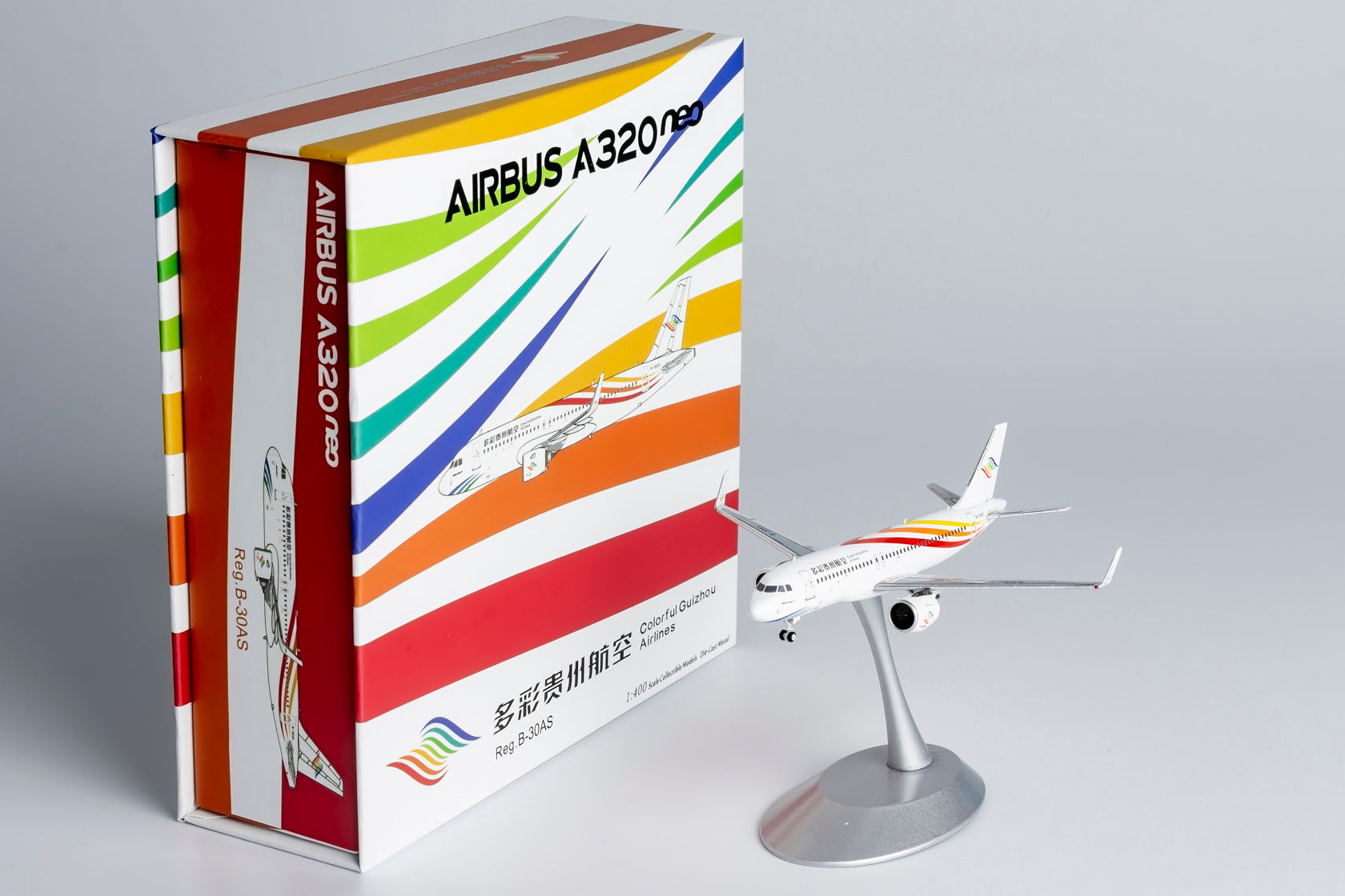 1/400 Colorful Guizhou Airlines Airbus A320neo B-30AS NG15052 - cover