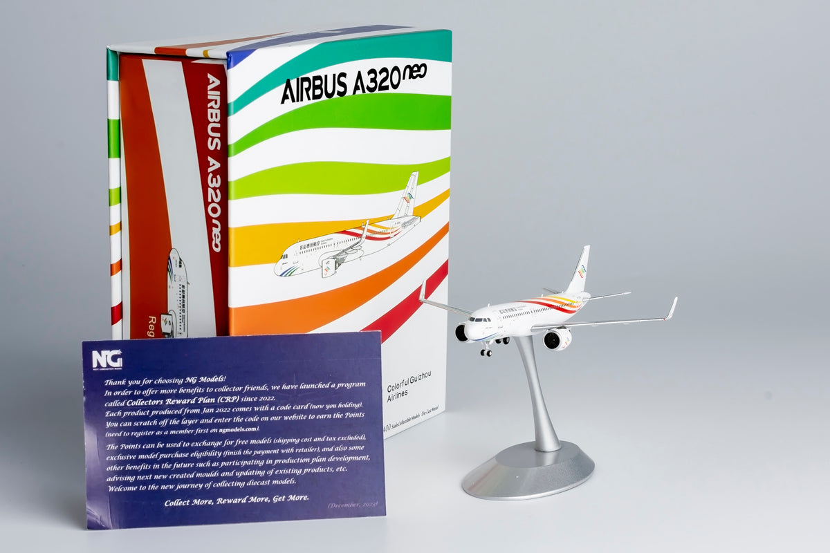 1/400 Colorful Guizhou Airlines Airbus A320neo B-329J NG15053