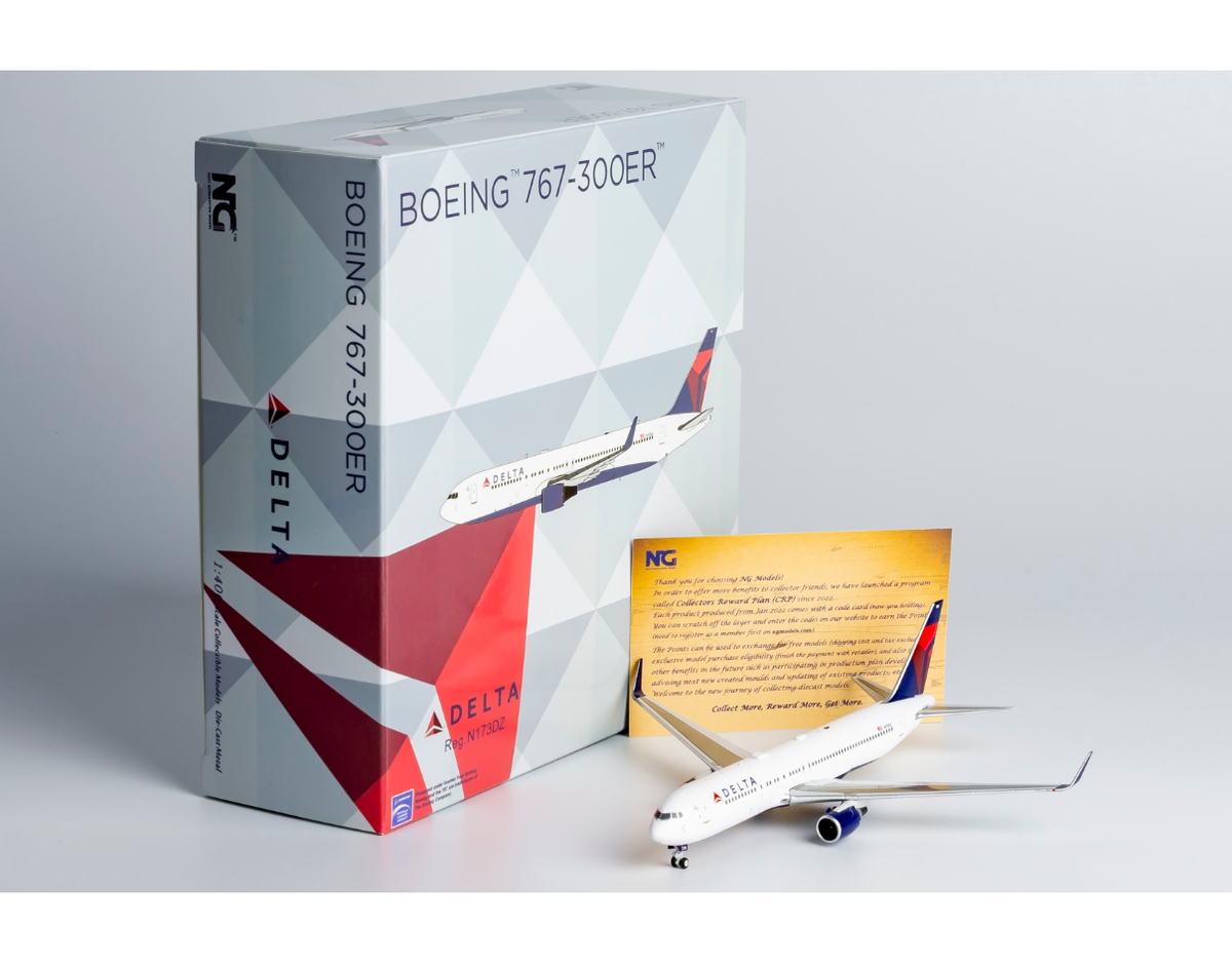 1/400 Delta Air Lines Boeing 767-300ER/w N173DZ "CF6 engines" NG17002