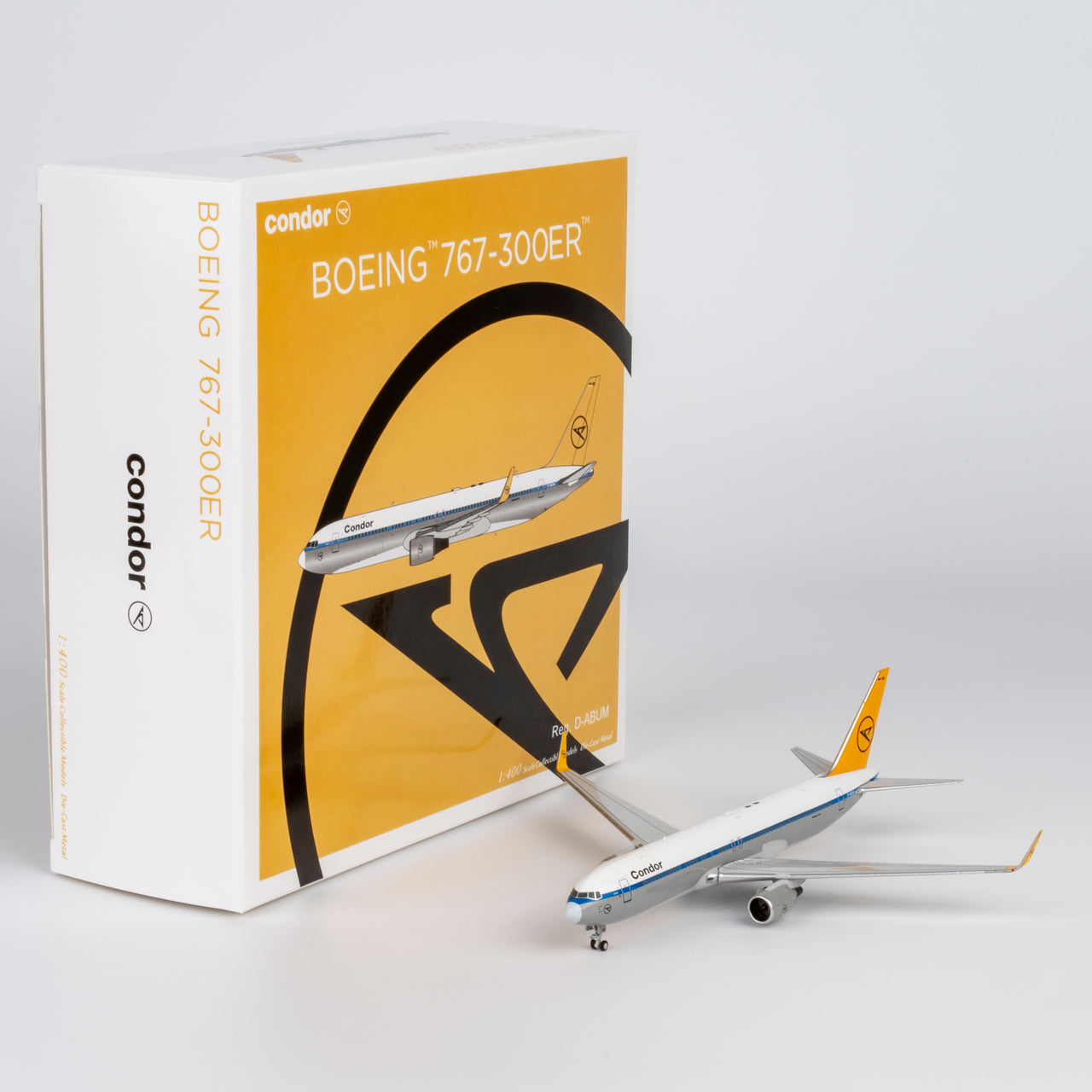 Condor Boeing 767-300ER Condor Retro colors  D-ABUM " with white nose" — cover