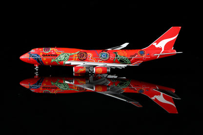 Qantas B747-400 "Wunala Dreaming" VH-OJB B616502F Flaps Down
