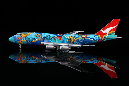 Qantas B747-300 "Nalanji Dreanming" VH-EBU B606501F Flaps Down
