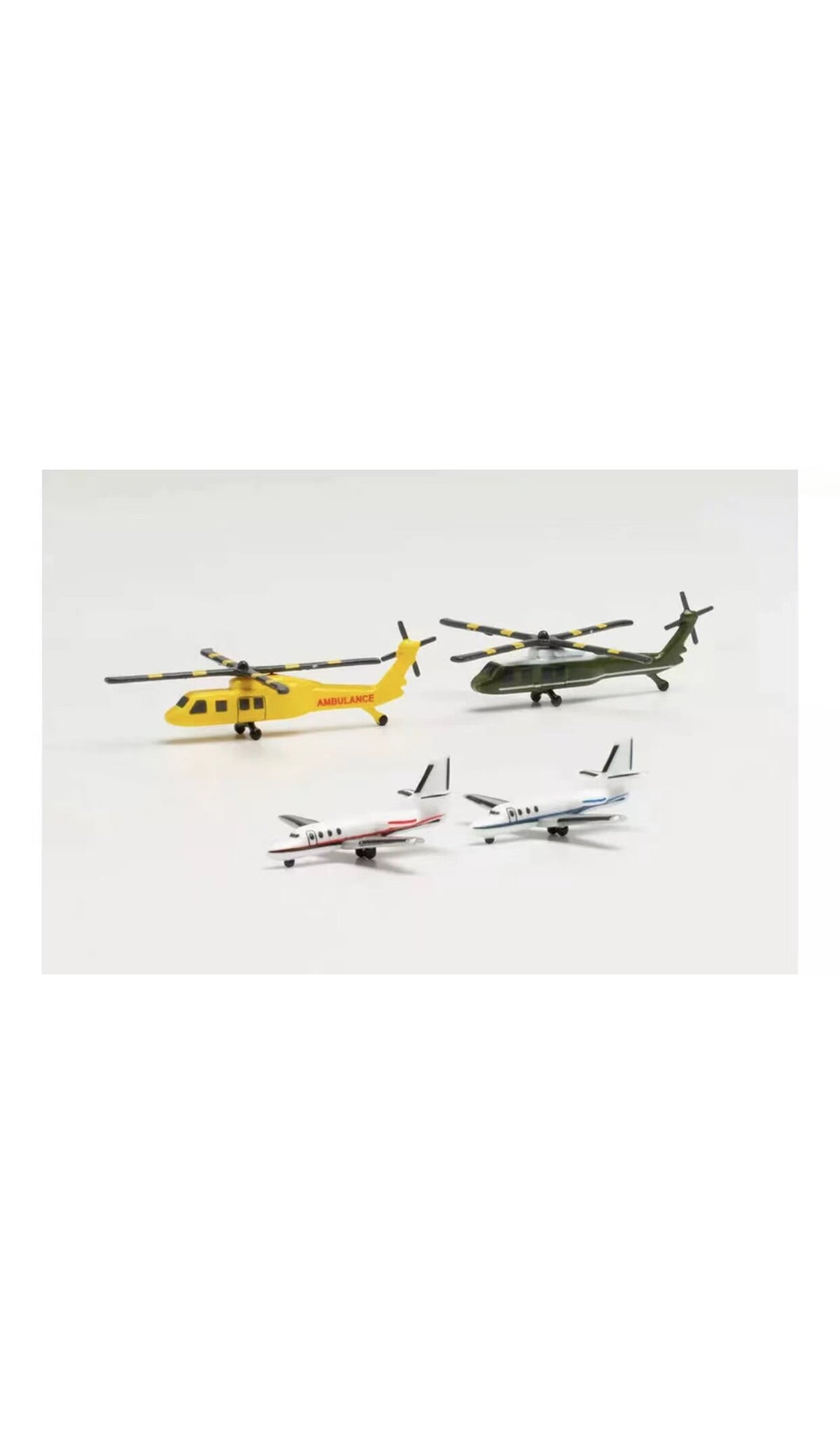 1/500 Helicopter and business jet set 535939 535939（不含盒）尺寸很小 - image 2