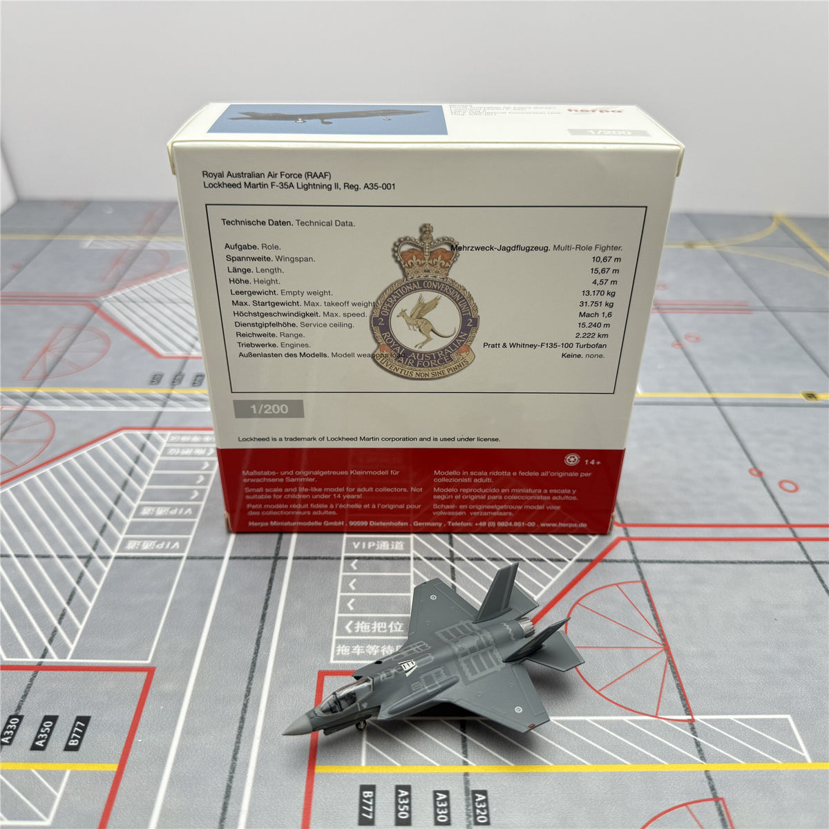 1/200 Royal Australian Air Force F-35A A35-001 557665 - image 2