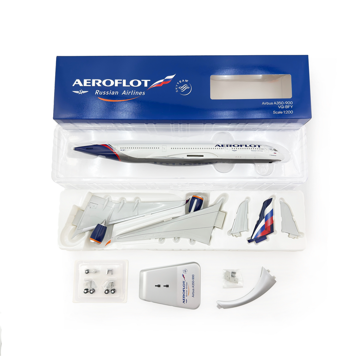 1/200 Aeroflot A350-900 VQ-BFY AFL001 - image 2