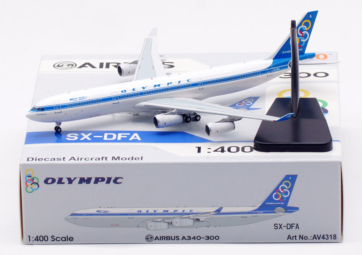 1/400 Olympic Air A340-300 SX-DFA AV4318 - image 2