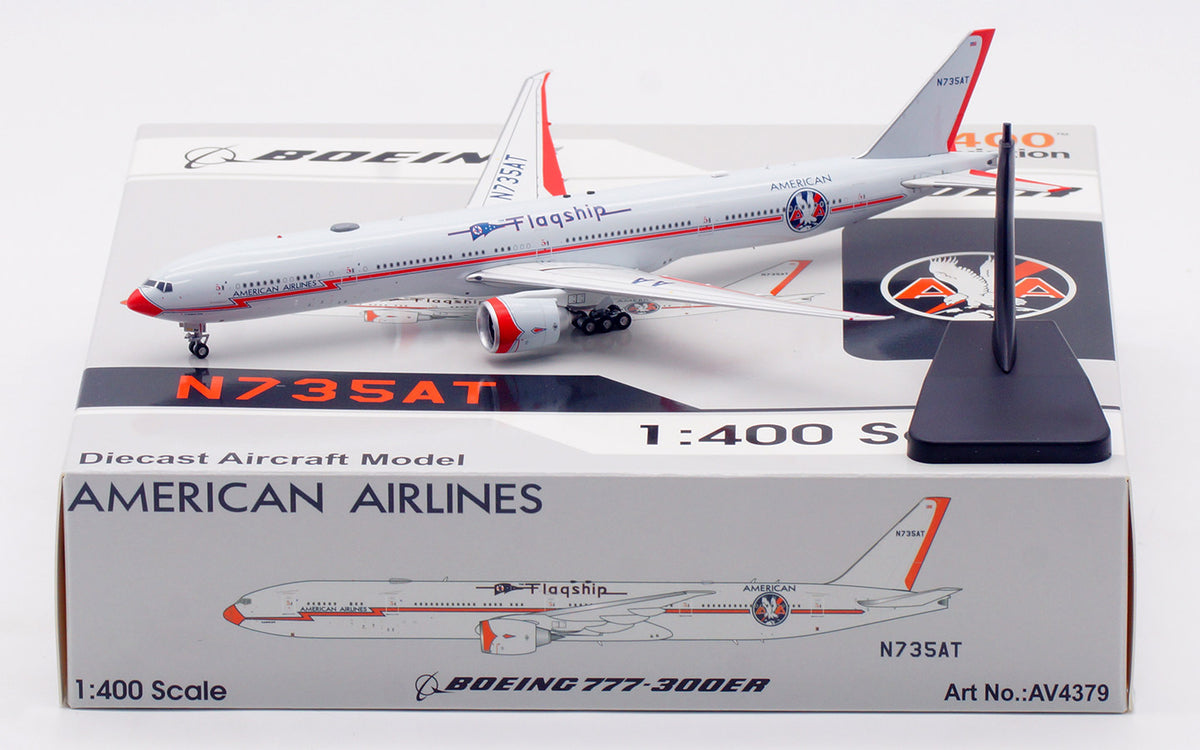1/400 American Airlines B777-300ER N735AT AV4379 - image 2
