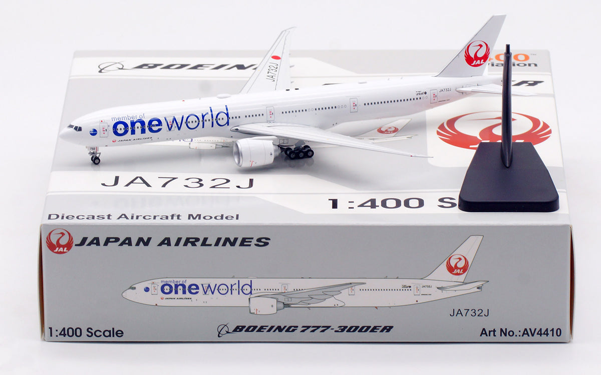 1/400 Japan Airlines B777-300ER JA732J AV4410 - image 2