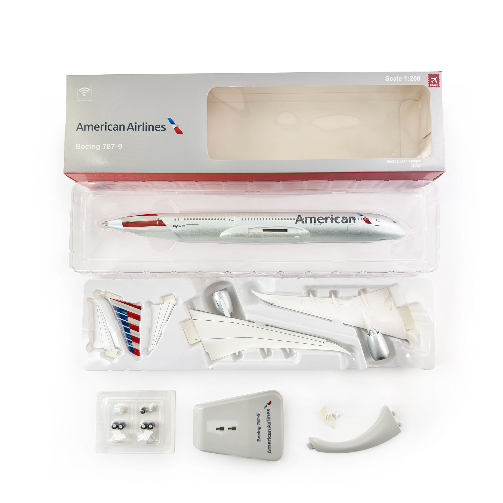 1/200 American Airlines B787-9 N820AL HG11199GR - image 2