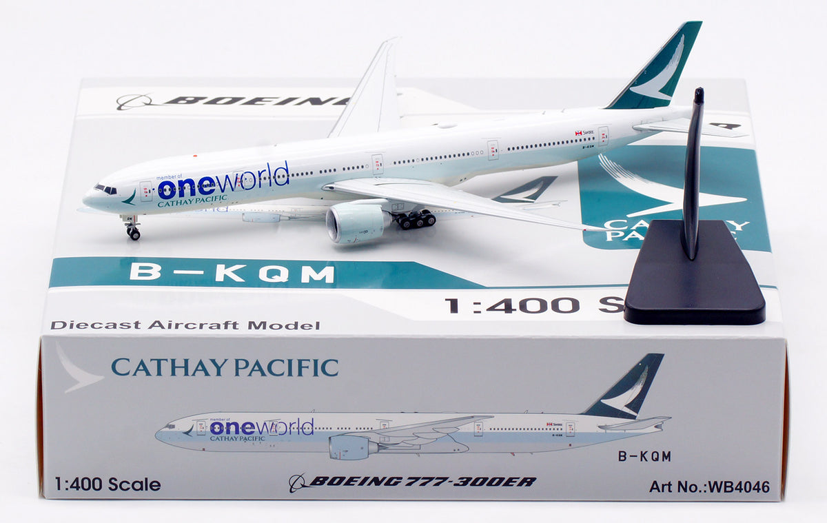 1/400 Cathay Pacific B777-300ER B-KQM WB4046 - image 2