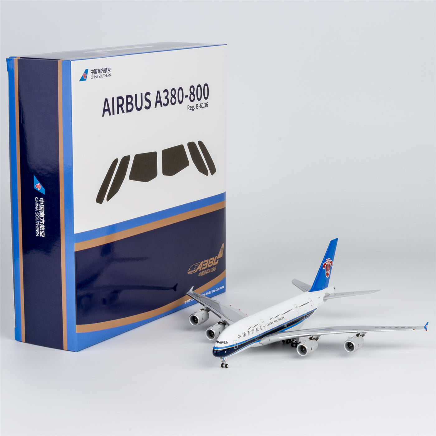 1/400 China Southern Airlines Airbus A380-800 B-6136 "First A380 for China" NG24626 - cover