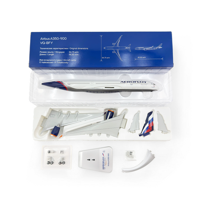 1/200 Aeroflot A350-900 VQ-BFY AFL001 - image 3