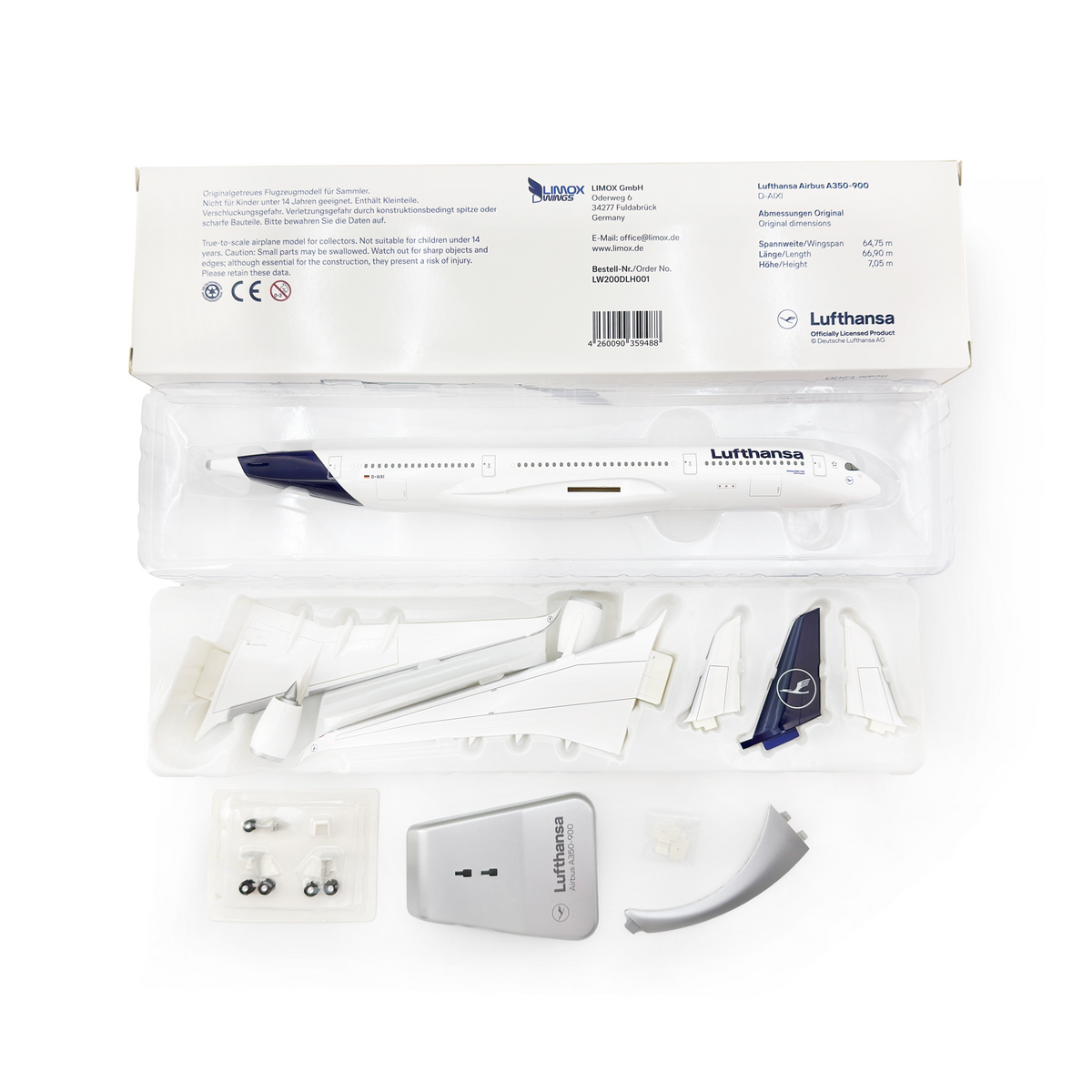 1/200 Lufthansa A350-900 D-AIXI DLH001 - image 3