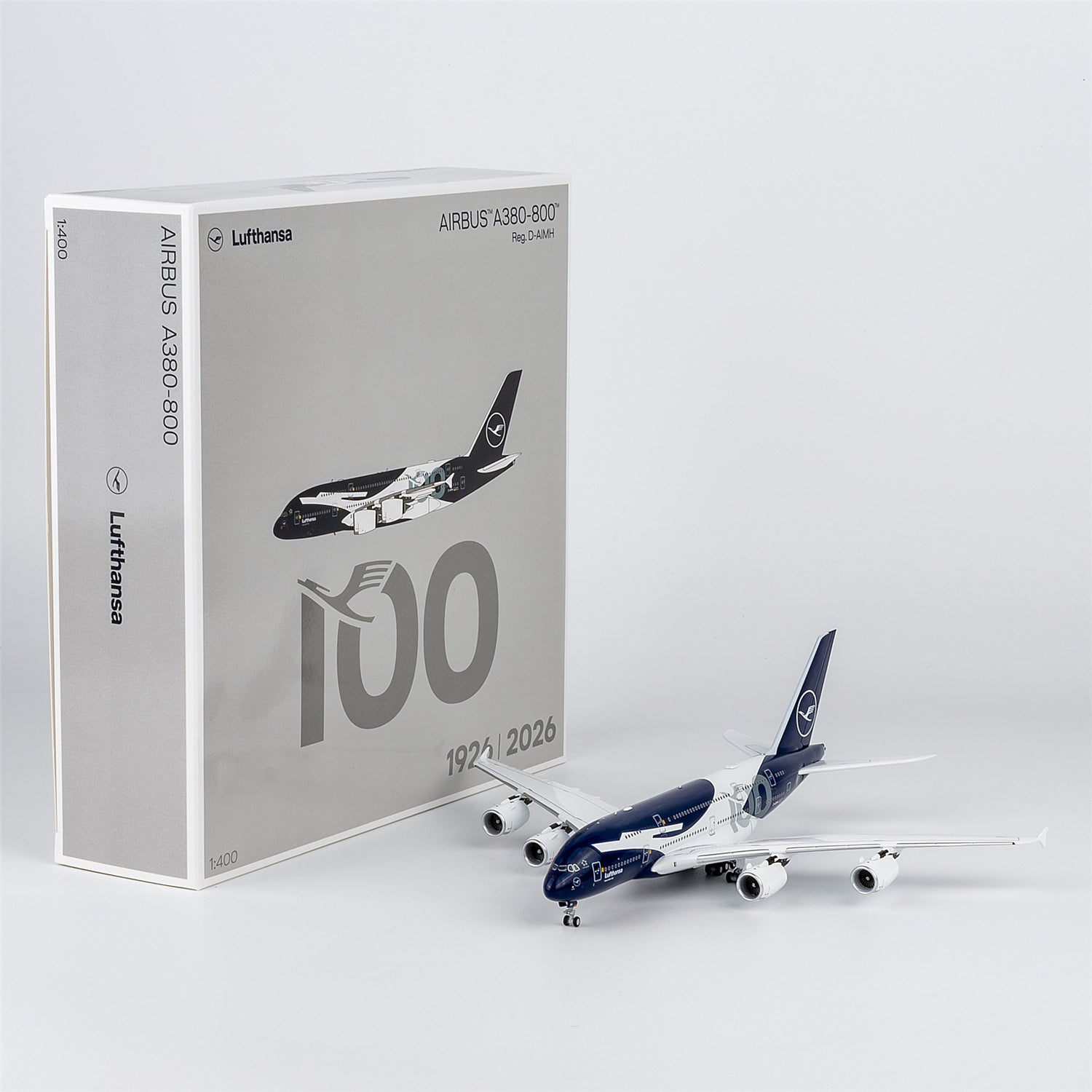 1/400 Lufthansa Airbus A380 D-AIMH "100th Anniversary livery" NG38002 - cover