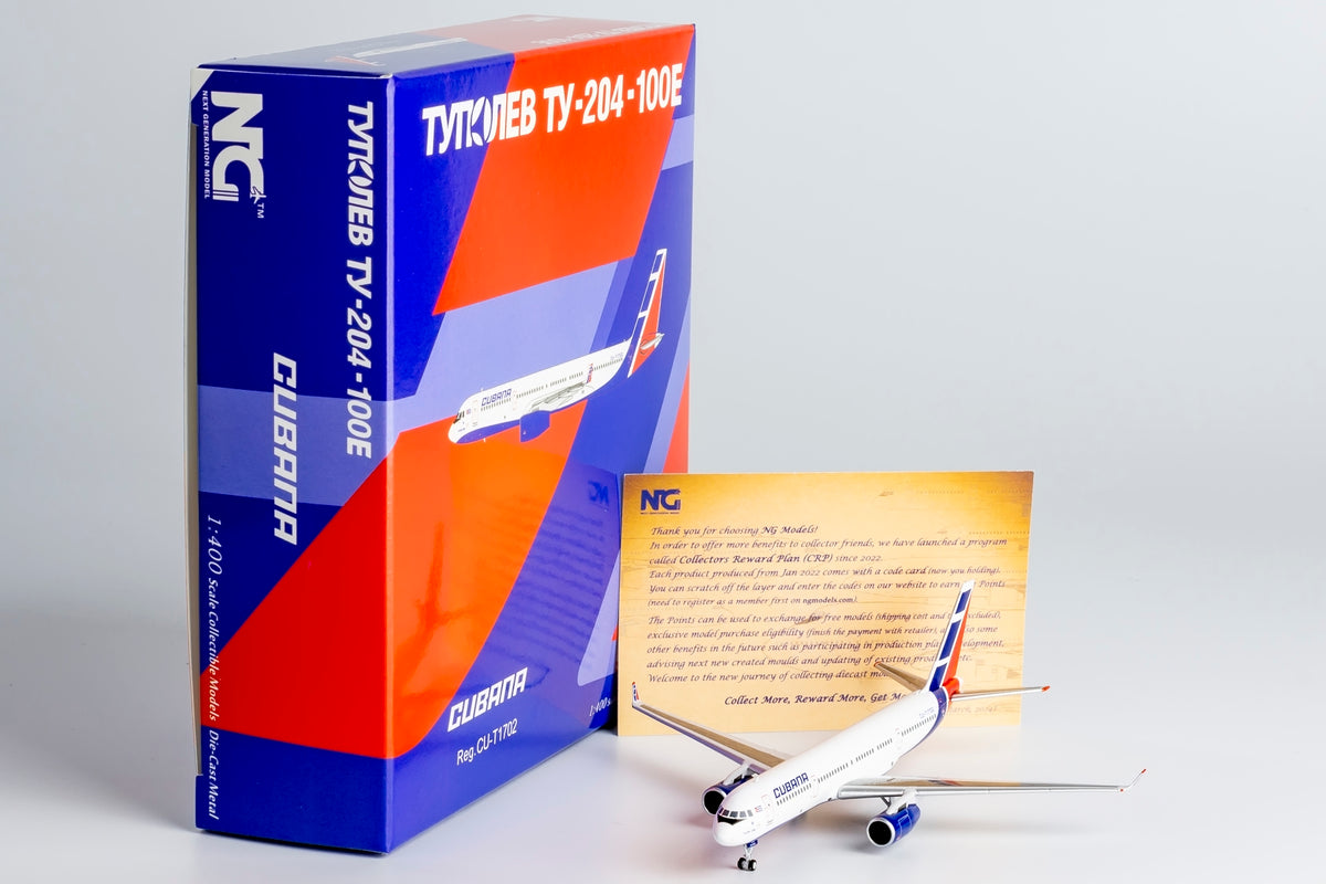 1/400 Cubana Tu-204-120SE CU-T1702 NG40021