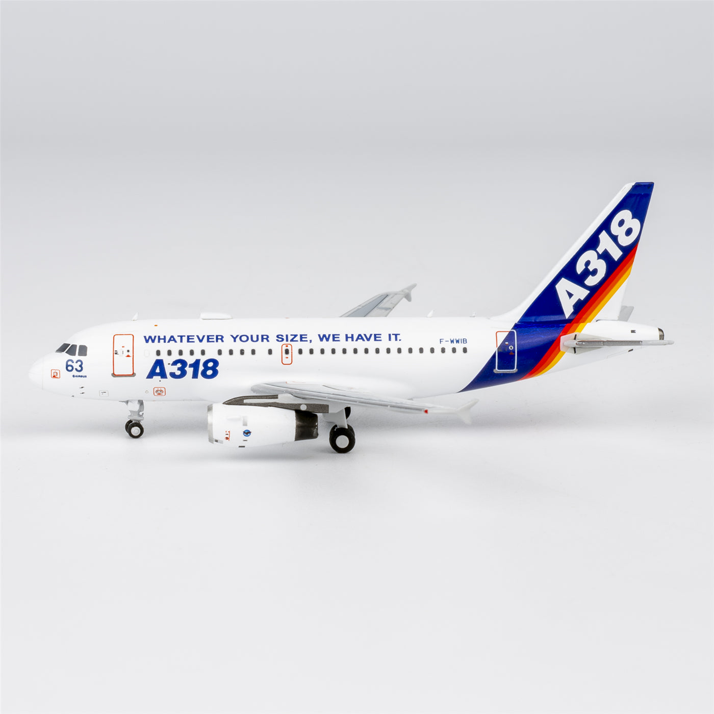 Airbus Industrie Airbus A318-100 "What Ever Your Size, We Have It" F-WWIB