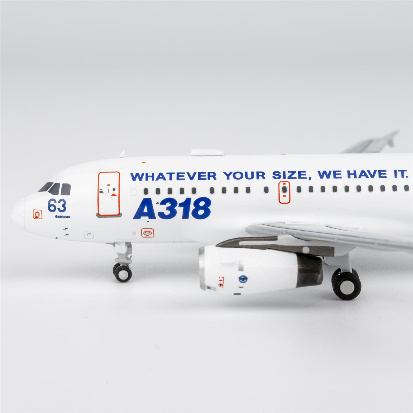 Airbus Industrie Airbus A318-100 "What Ever Your Size, We Have It" F-WWIB