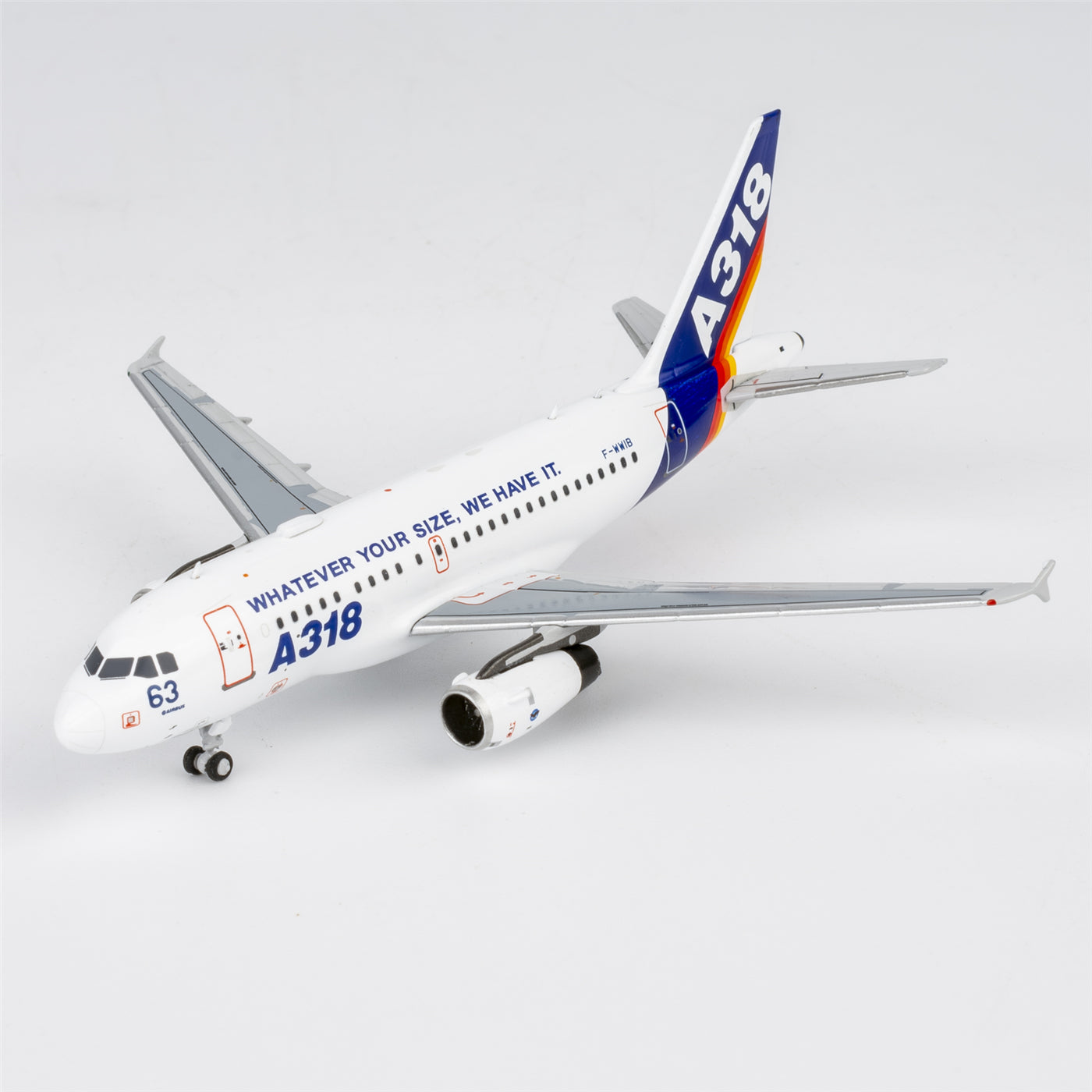Airbus Industrie Airbus A318-100 "What Ever Your Size, We Have It" F-WWIB