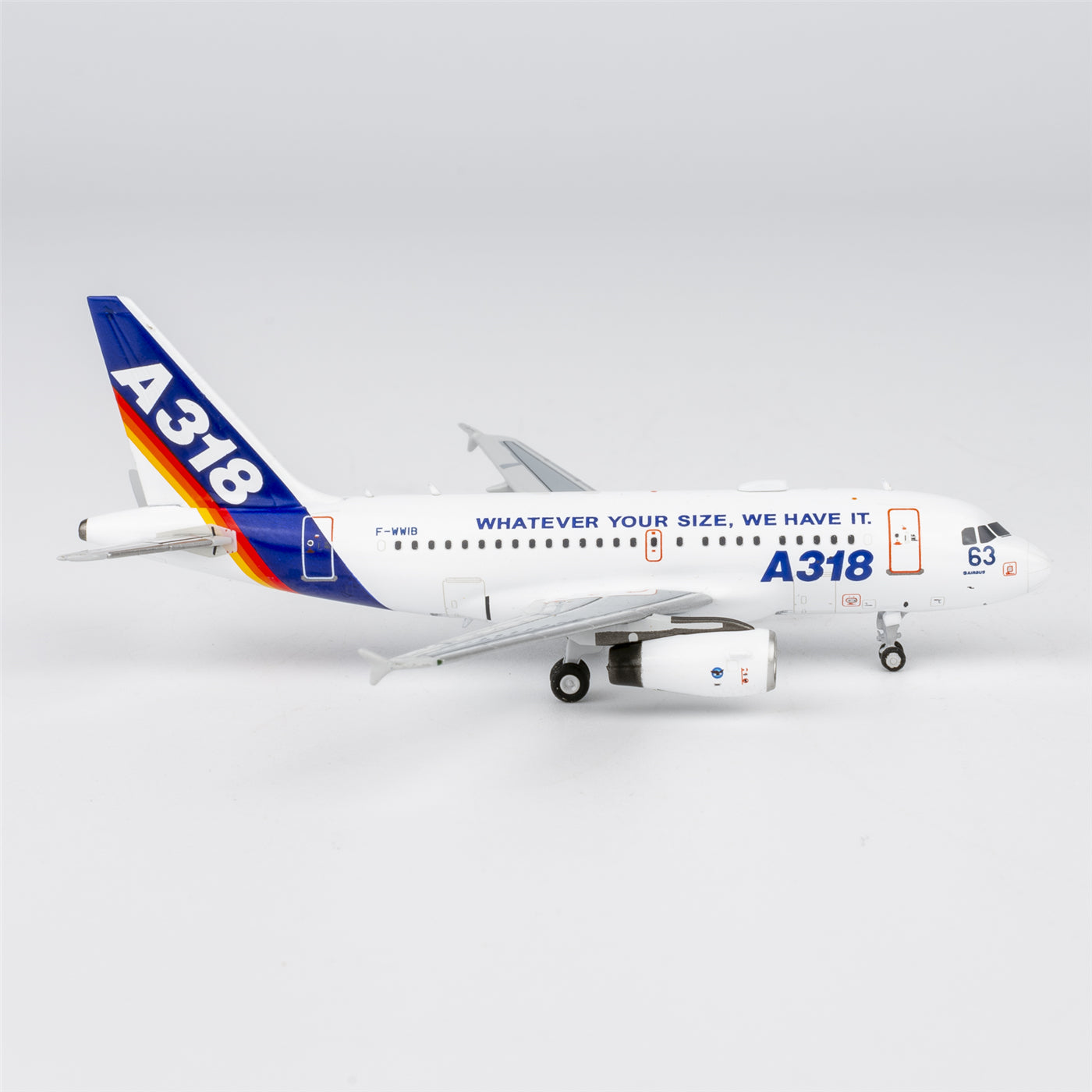 Airbus Industrie Airbus A318-100 "What Ever Your Size, We Have It" F-WWIB