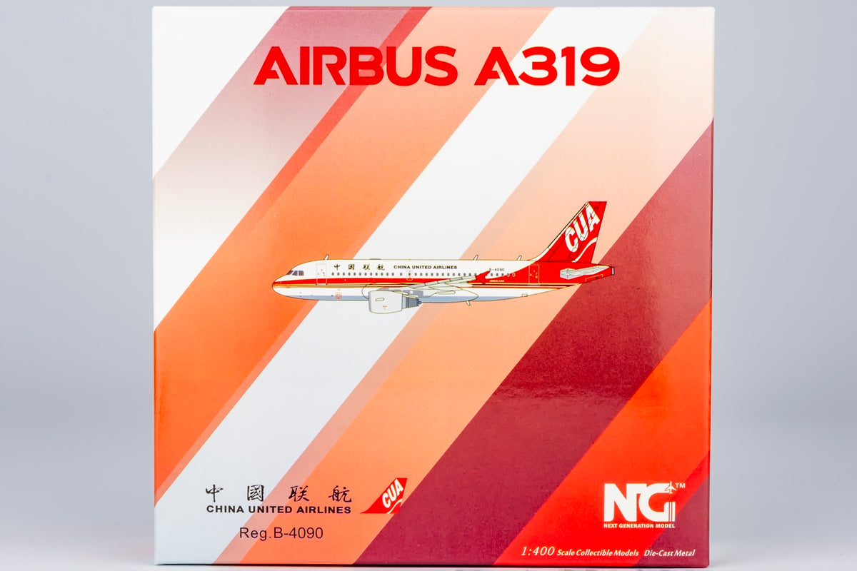 1/400 China United Airlines Airbus A319-100 B-4090 NG49016