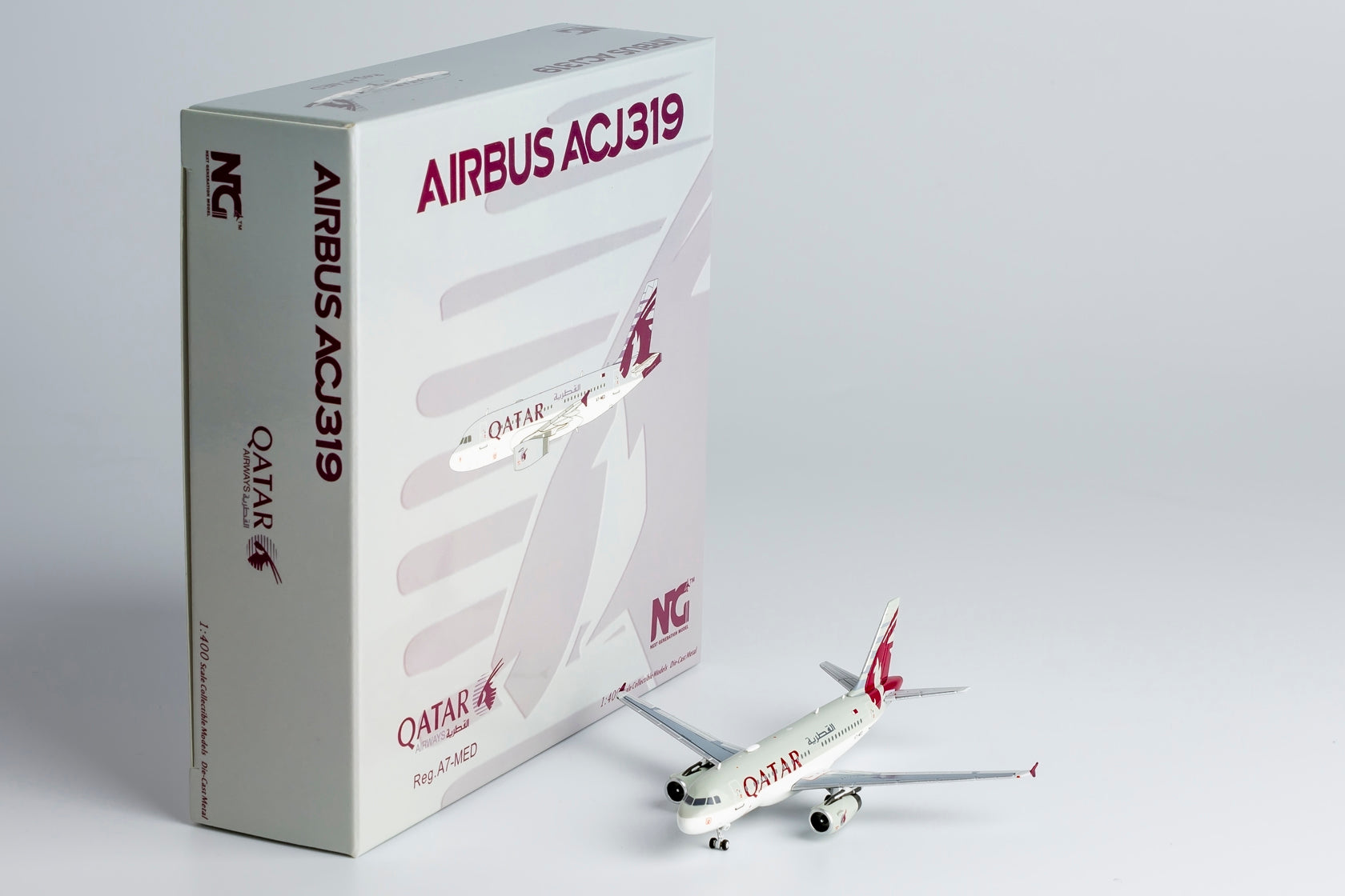 1/400 Qatar Airbus A319 A7-MED NG49028 - cover