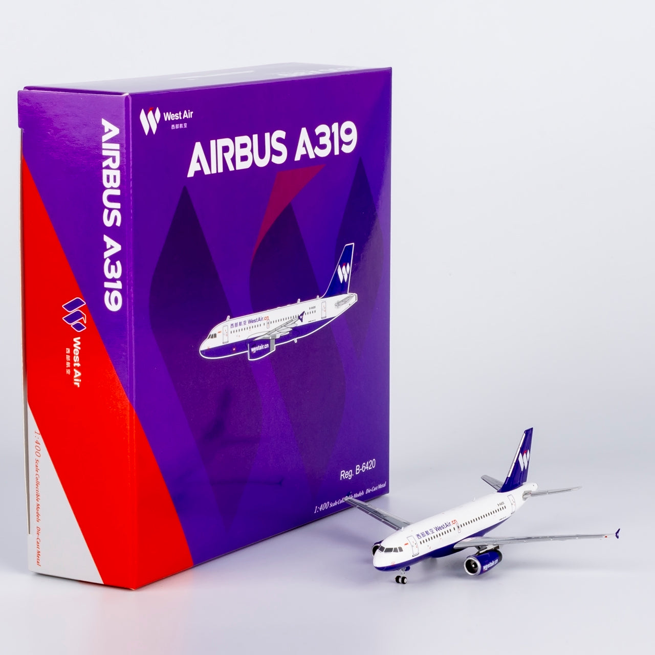 1/400 West Air Airbus A319 B-6420 NG49033 - cover