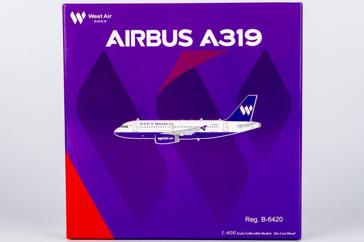 1/400 West Air Airbus A319 B-6420 NG49033