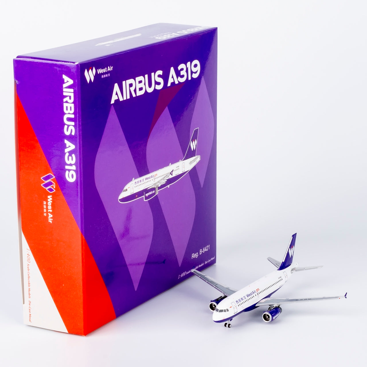 1/400 West Air Airbus A319 B-6421 NG49035 - cover