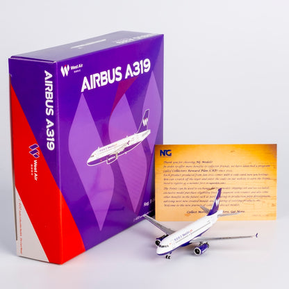 1/400 West Air Airbus A319 B-6421 NG49035