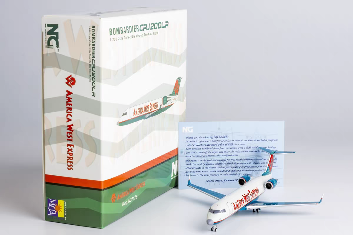 1/200 America West Airlines CRJ-200LR N37178 NG52072 - cover