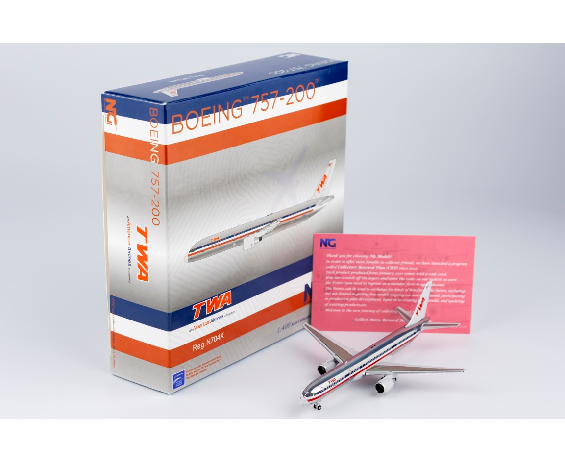 1/400 TWA Boeing 757-200 N704X NG53195