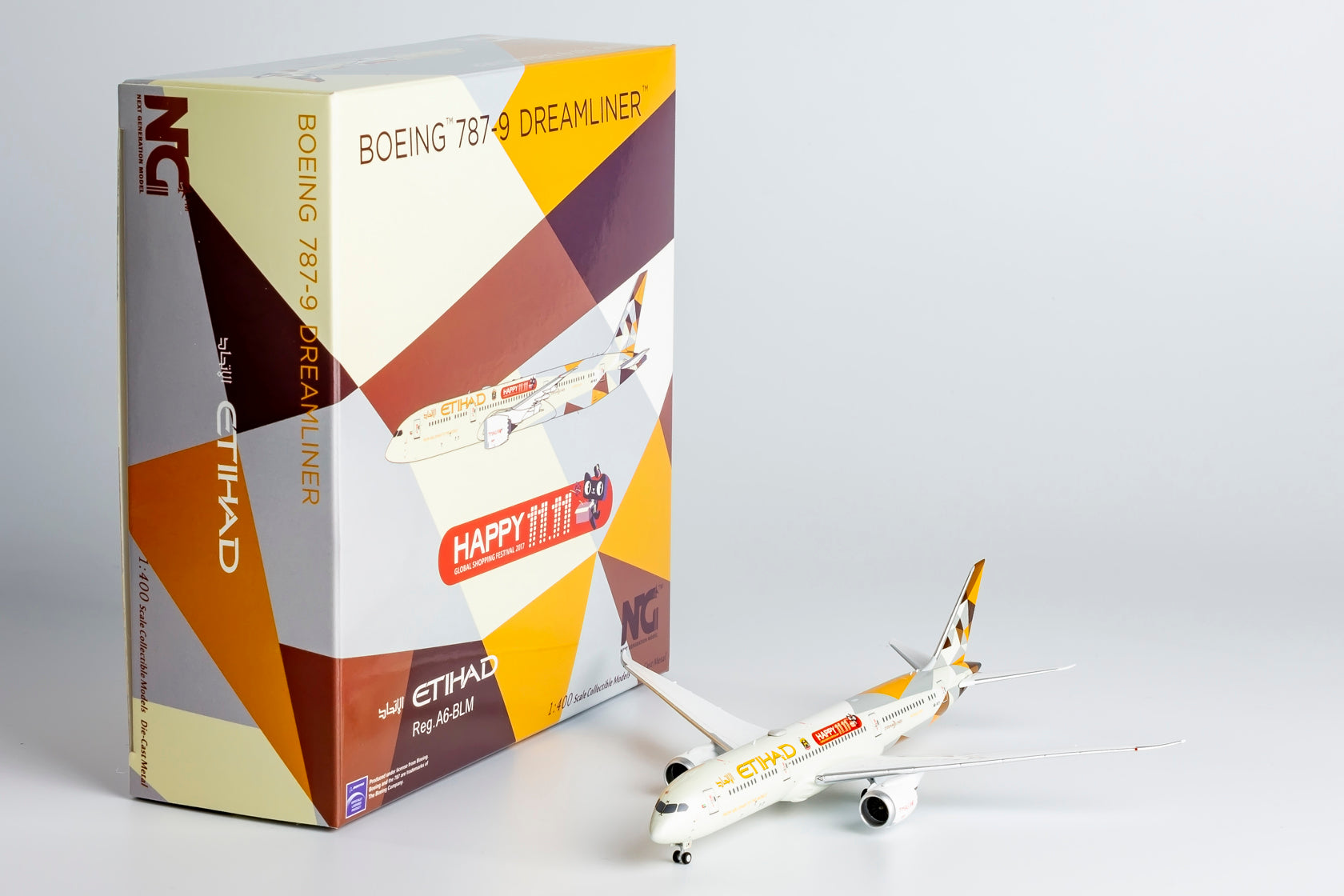 1/400 Etihad Airways Boeing 787-9 A6-BLM NG55120 - cover