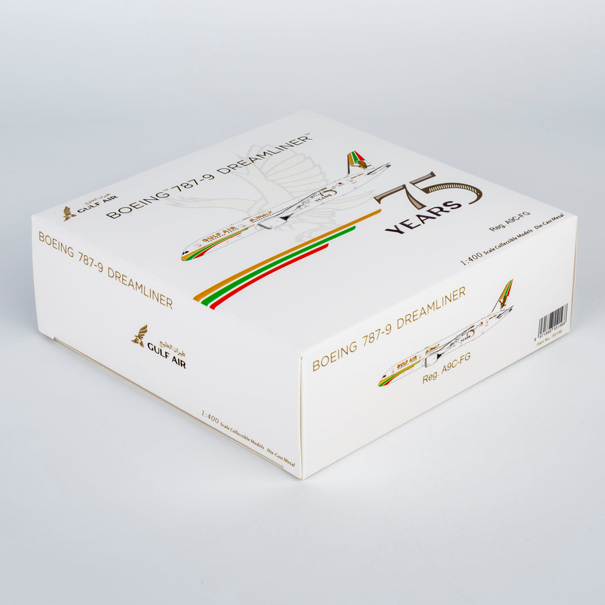 1/400 Gulf Air Boeing 787-9 A9C-FG NG55156