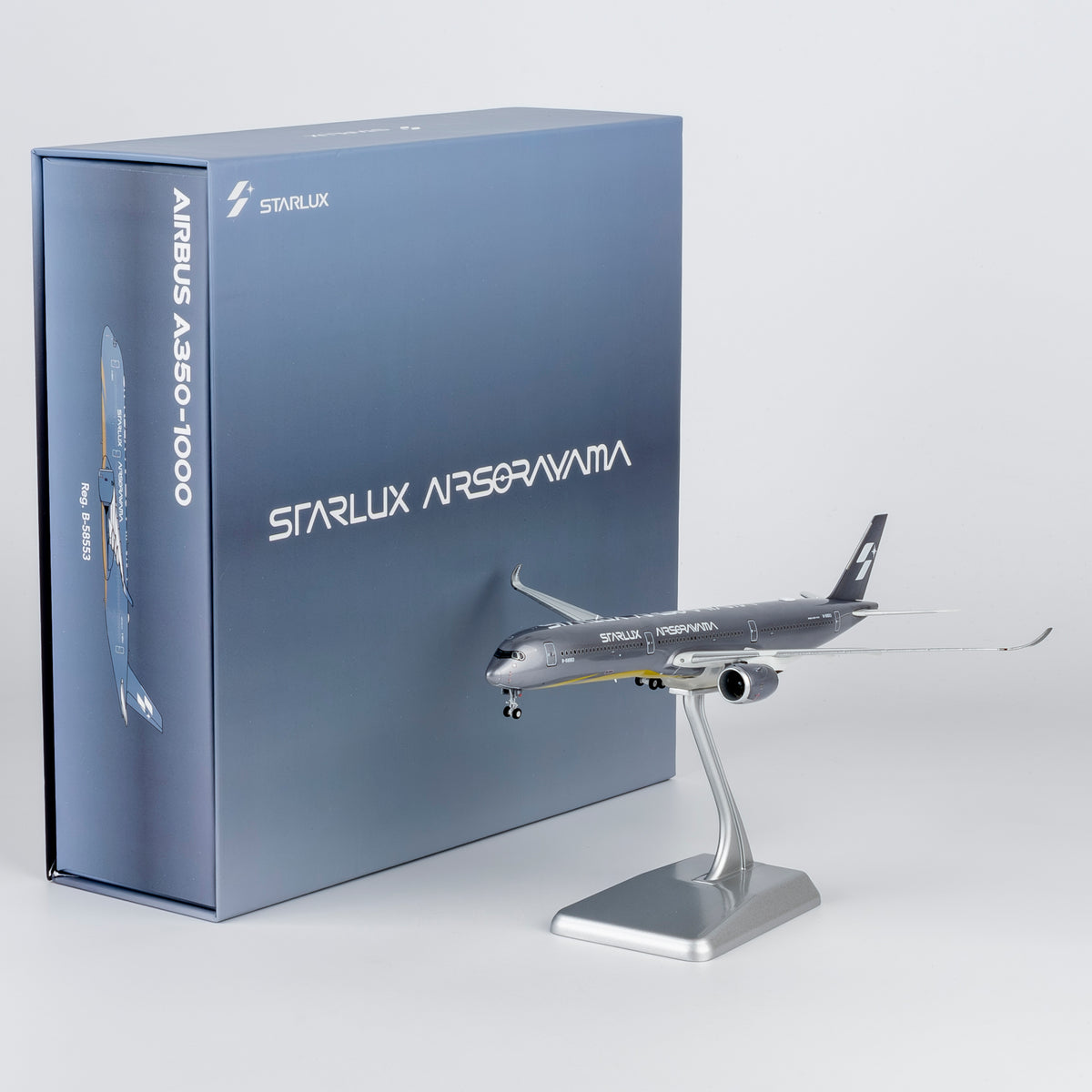 1/400 Starlux Airlines Airbus A350-1000 B-58553 "Airsorayama Silver; Luxurious packaging" NG57045