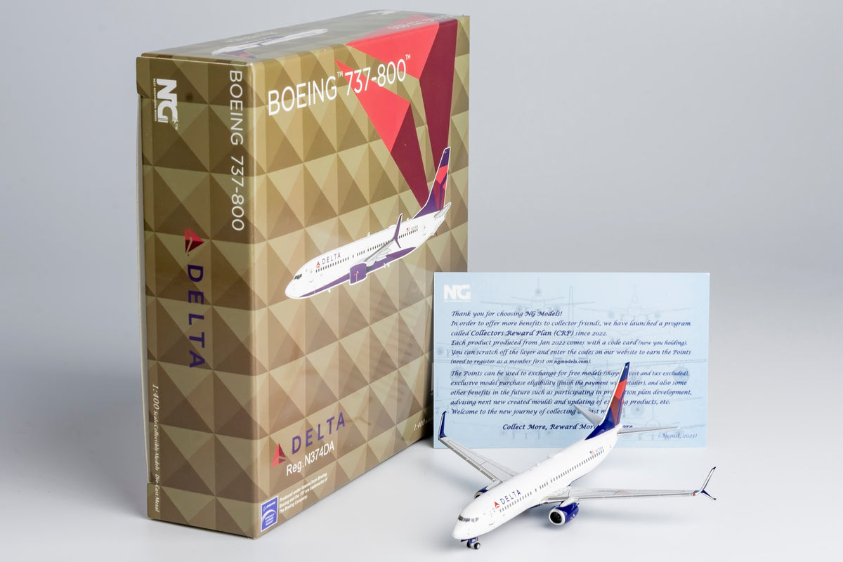 1/400 Delta Air Lines Boeing 737-800 N374DA NG58218