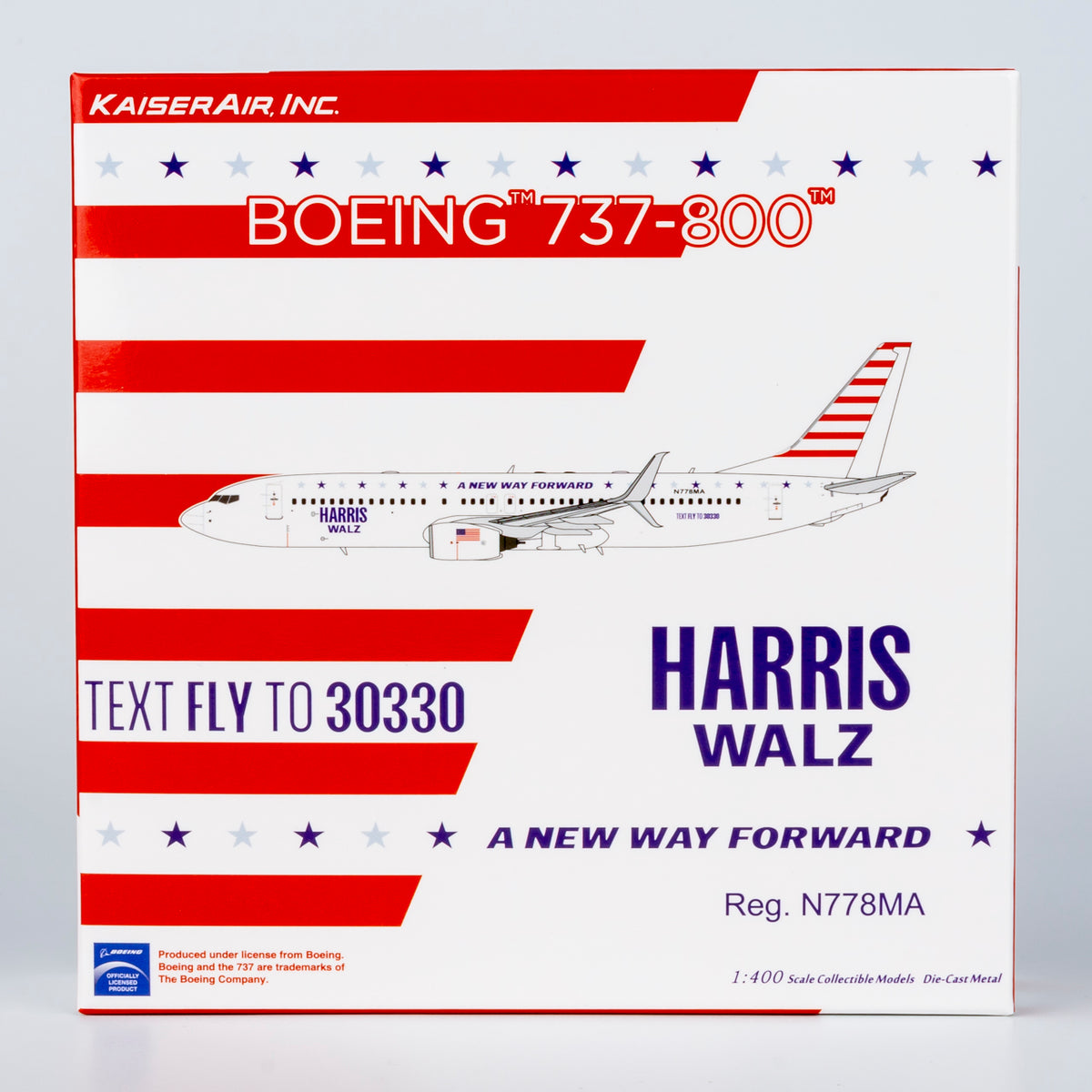 1/400 KaiserAir Boeing 737-800 N778MA NG58246