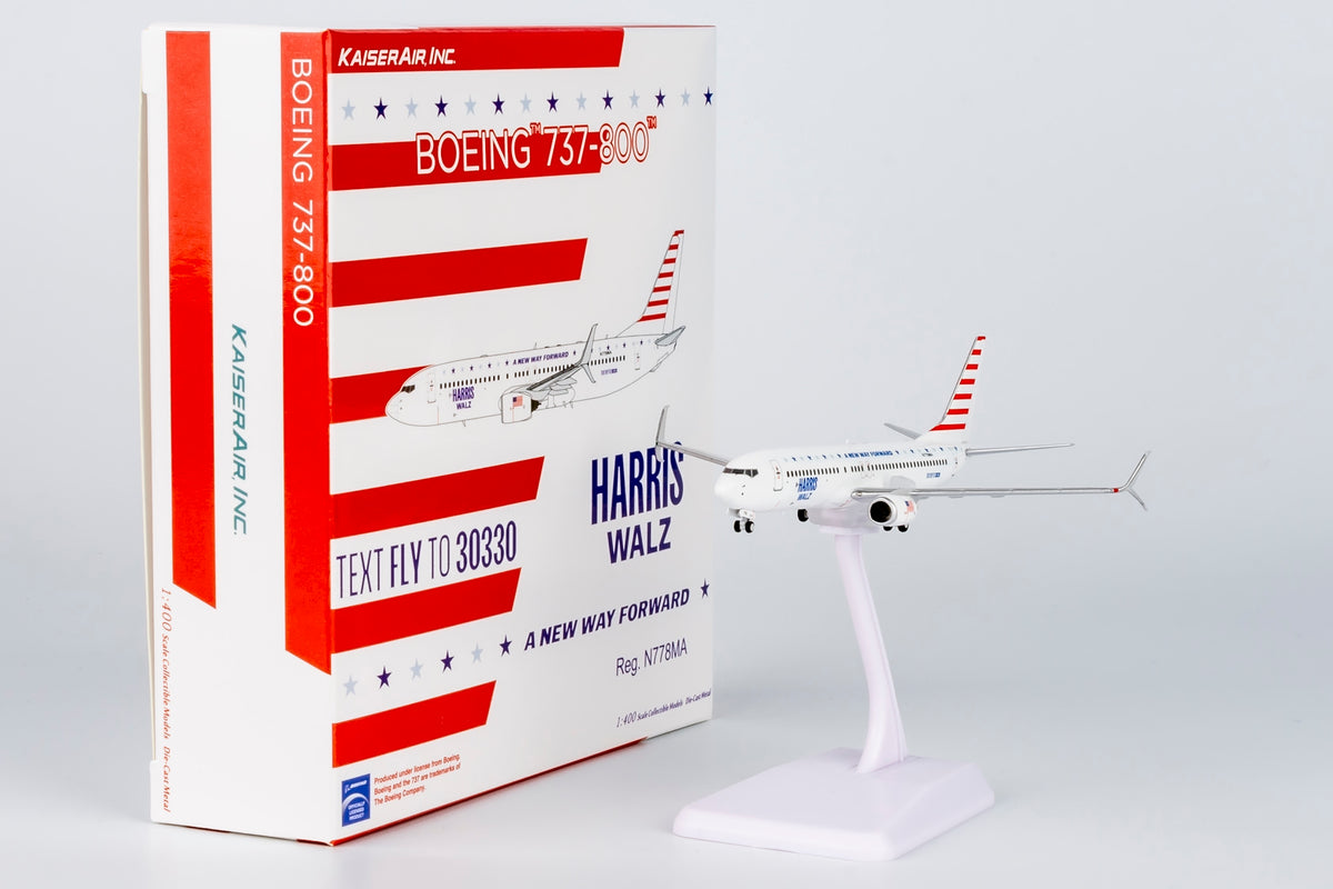 1/400 KaiserAir Boeing 737-800 N778MA NG58246 - cover