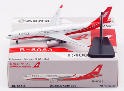 1/400 Shanghai Airlines A330-300 B-6083 AV4371 - image 6